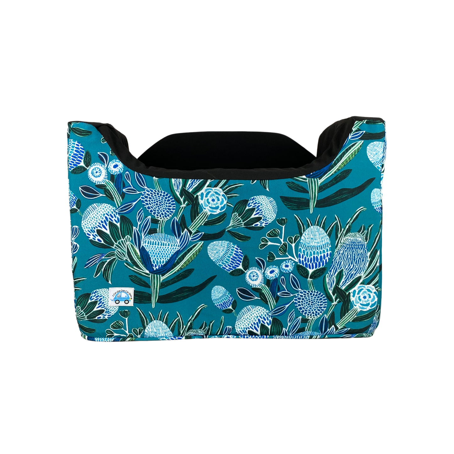 Single Dog Booster Car Seat - Blue Banksia - Ships Out Week of 19/5