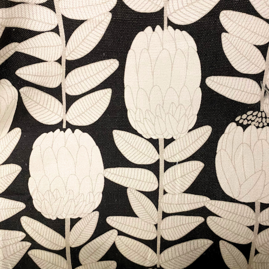 Monochrome Protea Custom Dog Booster Car Seat