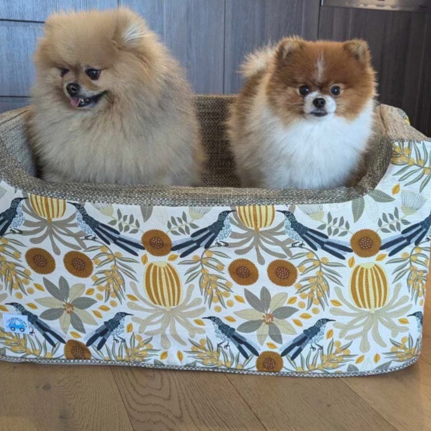 Autumn Botanicals Custom Dog Booster Car Seat
