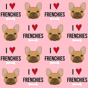 I Love Frenchies Custom Dog Booster Car Seat