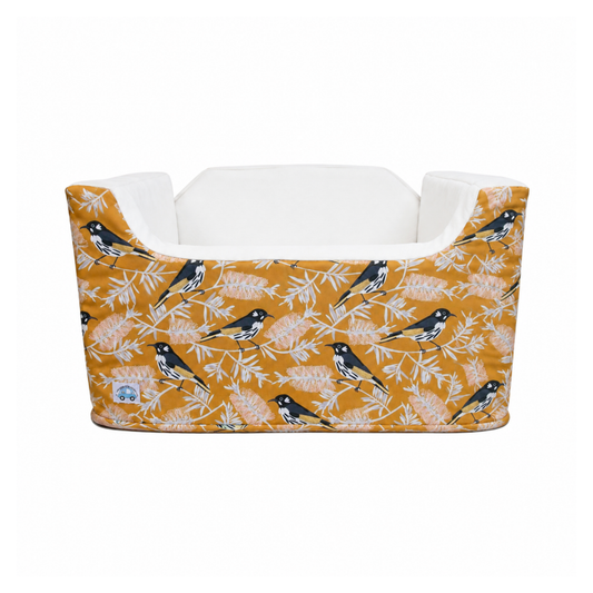 Medium Dog Booster Car Seat - Honeyeater Natives - Ships Out Week of 21st September