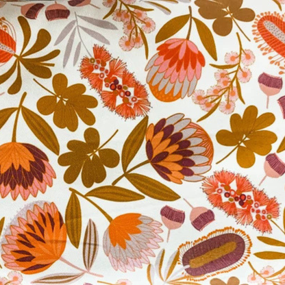 Medium Dog Booster Car Seat - Autumn Natives - Ships Out Week of 17th August