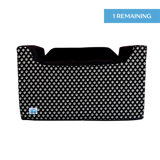 Medium Dog Booster Car Seat - B&W Paws - Ships out Week of 22nd September