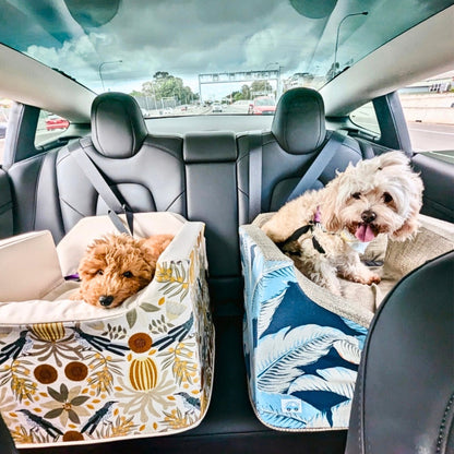 Autumn Botanicals Custom Dog Booster Car Seat