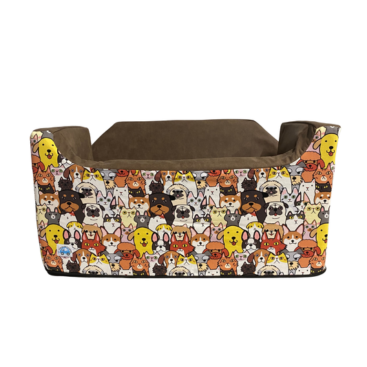 Double Dog Booster Car Seat - Dogs & Cats