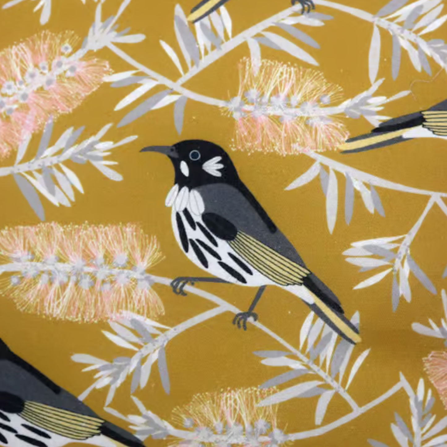 Medium Dog Booster Car Seat - Honeyeater Natives - Ships Out Week of 17th August