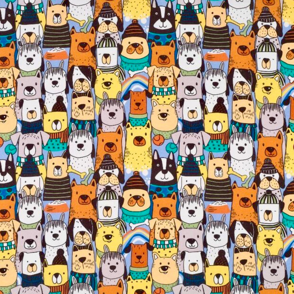 Double Dog Booster Car Seat - Furry Faces - Ships outWeek of 12th October