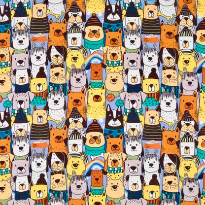 Double Dog Booster Car Seat - Furry Faces - Ships outWeek of 12th October