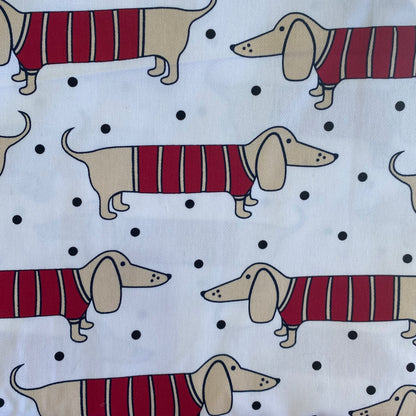NEW - White Dachshund Custom Dog Booster Car Seat