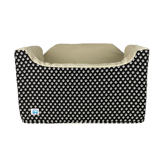 Medium Dog Booster Car Seat - B&W Paws - Ships Out Week of 19/5