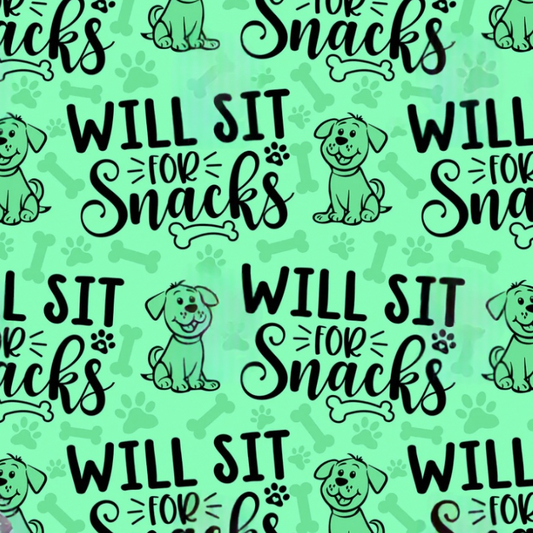 Snacks Green Custom Dog Booster Car Seat