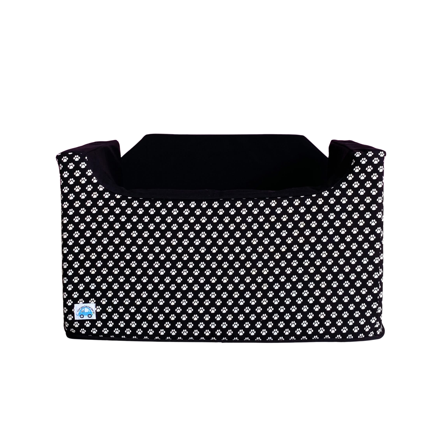 1 LEFT - Medium Dog Booster Car Seat - B&W Paws - Ships Out Week of 6th July