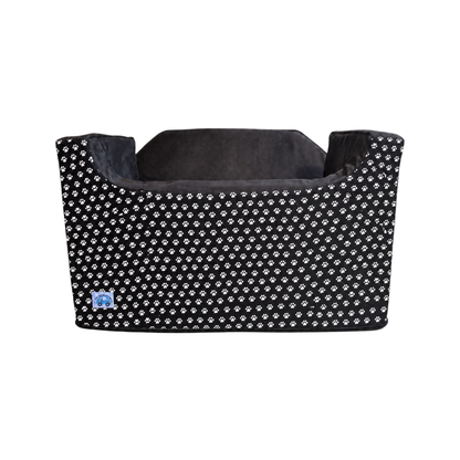 1 LEFT - Medium Dog Booster Car Seat - B&W Paws - Ships Out Week of 31st August