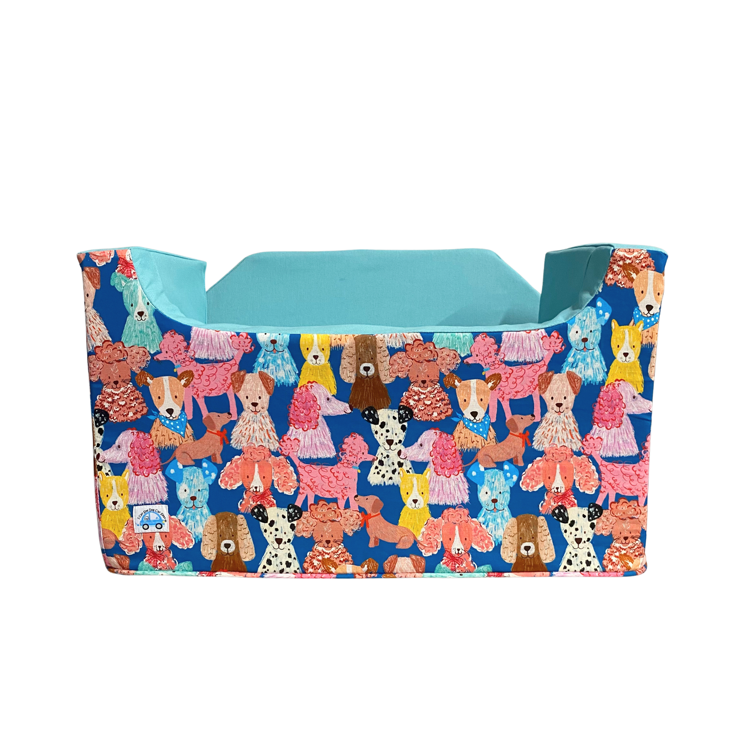 Medium Dog Booster Car Seat - Hound Dogs