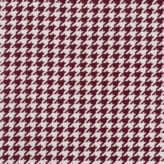 Merlot Houndstooth Custom Dog Booster Car Seat