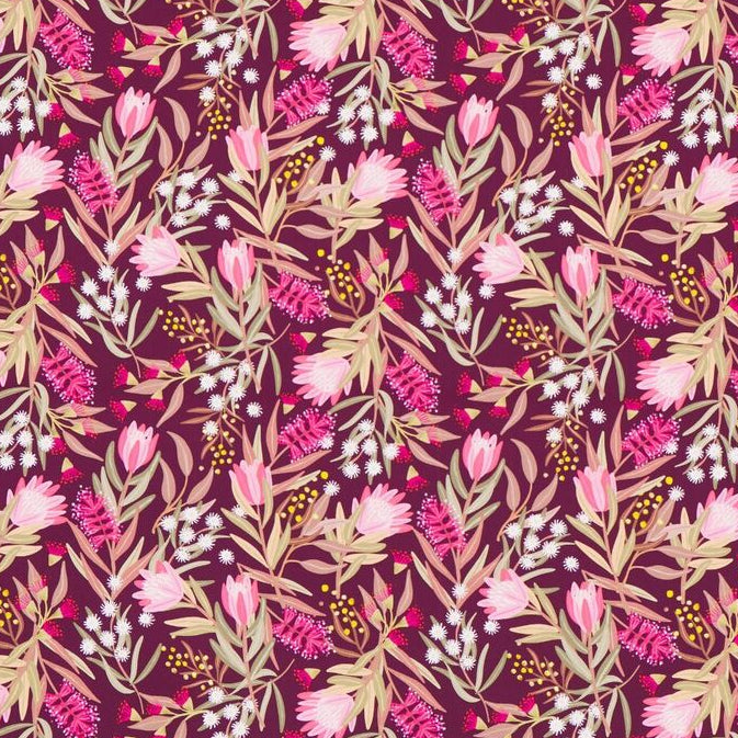 NEW - Pink Bottlebrush Custom Dog Booster Car Seat